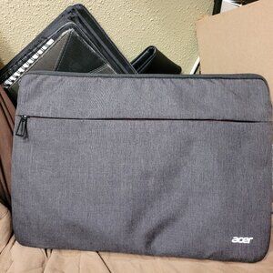 Acer gray laptop sleeve